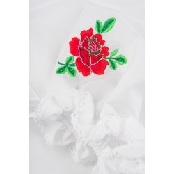 Ludowa bluzka z haftem  róże