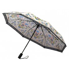 Folkowy parasol kaszubski len