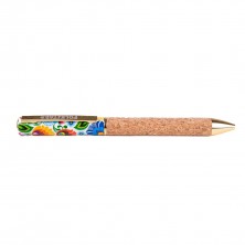 Długopis korkowy łowicki biały