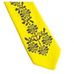 Folk krawat  ludowy haft opoczyński